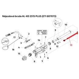 Tlumič nájezdové brzdy AL-KO 161S PLUS (950-1600 kg)