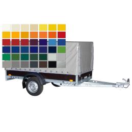 Plachta s konstrukcí UNI/PROFI 2, podchozí výška 120cm (volitelná barva) + přísl.