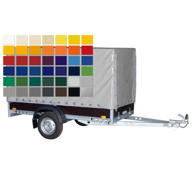 Plachta s konstrukcí UNI/PROFI/LPV 3, podchozí výška 150cm (volitelná barva) + přísl.