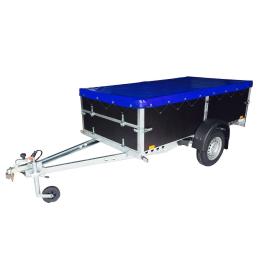 Plachta UNI/PROFI/LPV 4 přes bočnice a reling modrá RAL5013 + přísl.