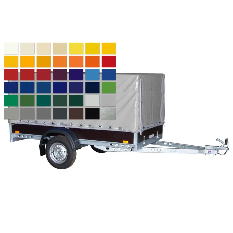 Plachta s konstrukcí UNI/PROFI/LPV 6, podchozí výška 120cm (volitelná barva) + přísl.