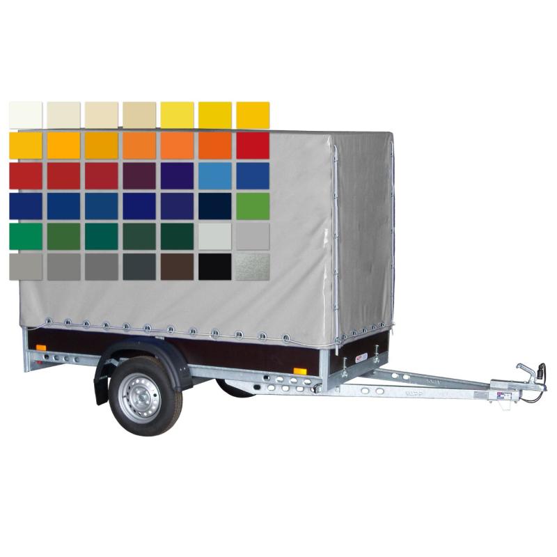 Plachta s konstrukcí UNI/PROFI/LPV 6, podchozí výška 170cm (volitelná barva) + přísl.