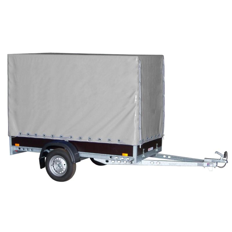 Plachta s konstrukcí UNI/PROFI/LPV 6, podchozí výška 170cm, šedá RAL7037 + přísl