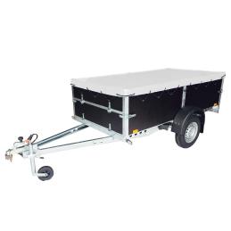 Plachta UNI/PROFI/LPV 6 přes bočnice šedá RAL7037 + přísl.