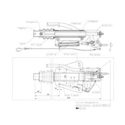 Nájezdová brzda AL-KO 150V (pro 1637/2051) bez kloubu