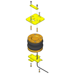 Toyota Hilux (1998-2015) 4x4 vzduchové pérování Dunlop
