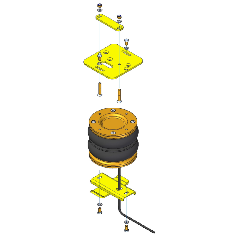 Toyota Hilux (1998-2015) 4x4 vzduchové pérování Dunlop