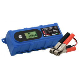 Nabíječka víceúčelová s redukcí pro nabíjení hydraulických sklápěčů LCD displej