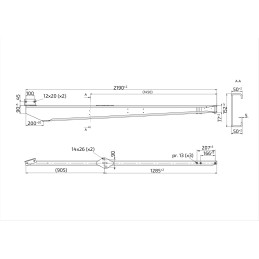 Oj KNOTT ZHL35 Ausf. C, 2190 mm/3500 kg levá