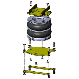 Renault Master X62 (2010-), přední pohon, vzduchové pérování Dunlop
