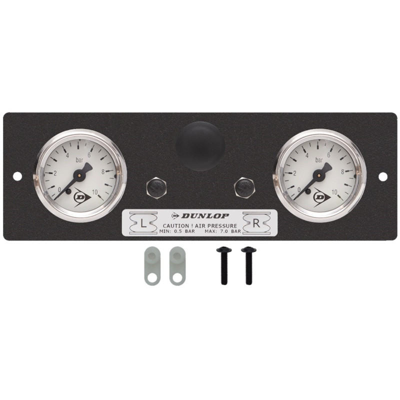 Manometr 1 s panelem pro Mercedes Sprinter 06 -, Renault Master X70 a DIN1 pro vzduchové pérování Dunlop