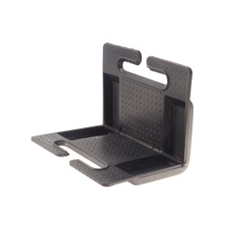 Ochranný roh KPM 130x100 mm pro popruh až 65 mm, černý plast