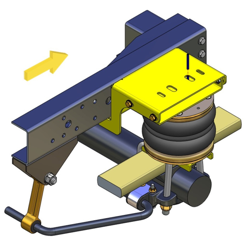 Iveco Daily L a S (2006-2014) - vzduchové pérování Dunlop