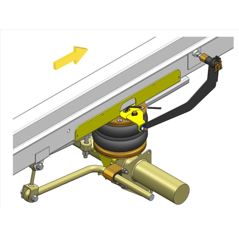 Volkswagen LT 28-35 (1995-2006) přídavné vzduchové měchy Dunlop