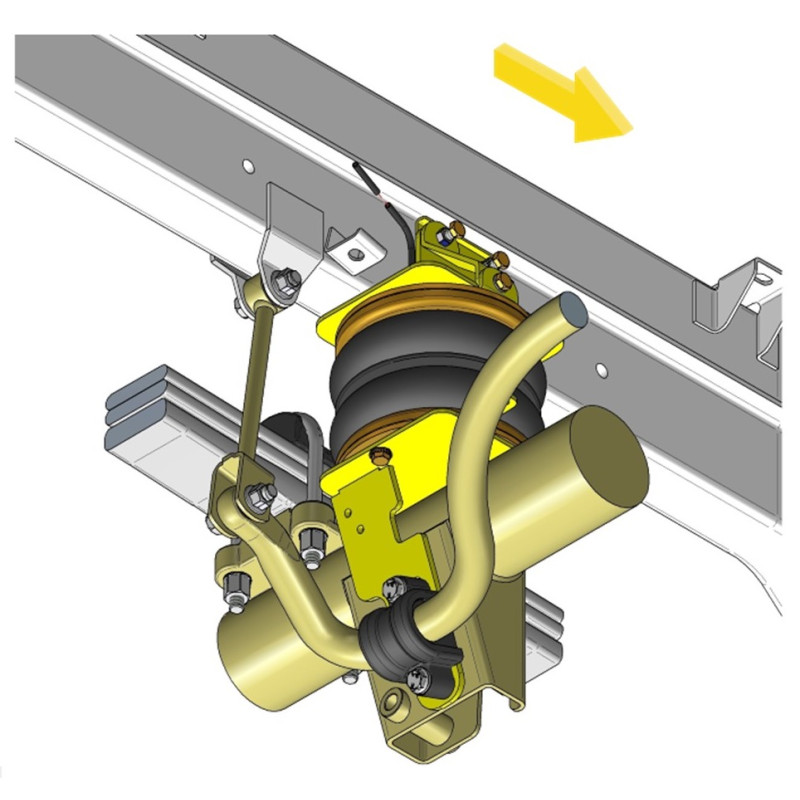 Volkswagen LT 46 (1995-2006) přídavné vzduchové měchy Dunlop