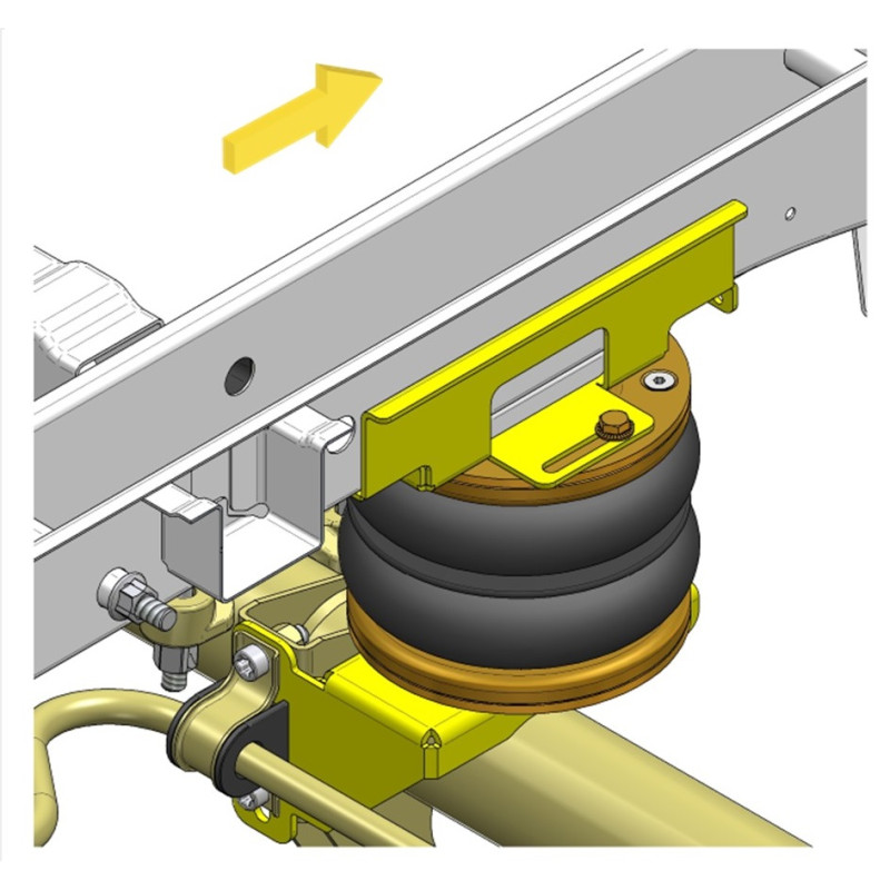 Volkswagen Crafter 28-35 (2006-2017) přídavné vzduchové měchy Dunlop