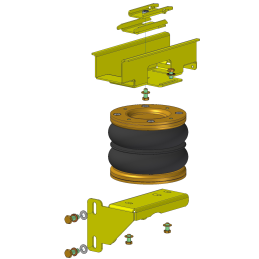 Volkswagen Crafter 28-35 (2006-2017) přídavné vzduchové měchy Dunlop