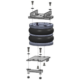 Opel Movano X62 (2010-2020), dvojmontáž, zadní pohon - vzduchové pérování Dunlop