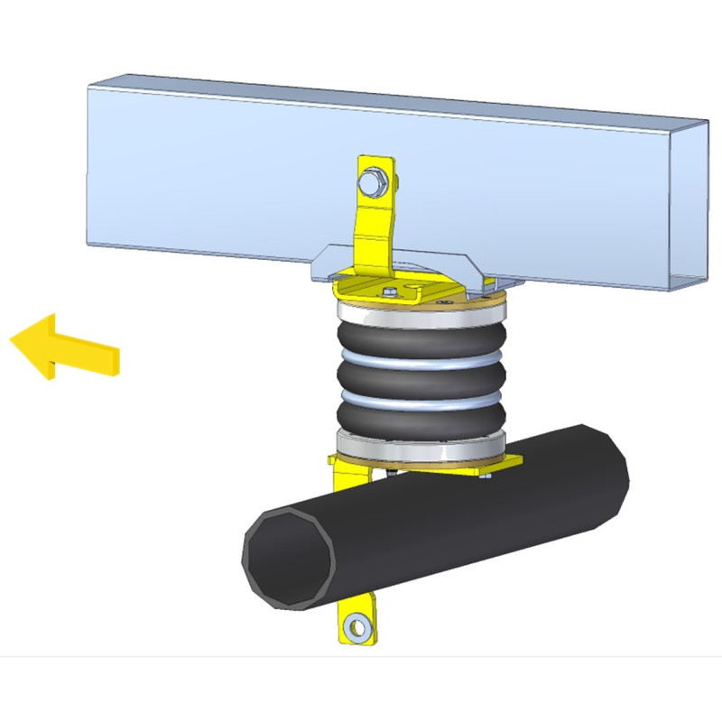 Volkswagen Amarok (2010 -) 4x4 přídavné vzduchové měchy Dunlop