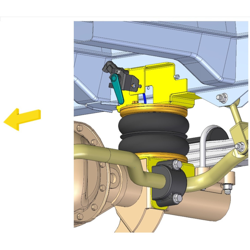Volkswagen Crafter 50 DRW zadní pohon  (2017-) vzduchové pérování Dunlop