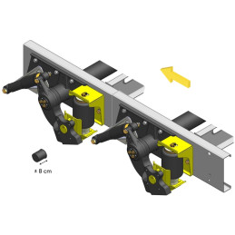 AL-KO 02 (2002-2007) kotoučové brzdy, dvojnáprava skrz šasi - vzduchové pérování DUNLOP