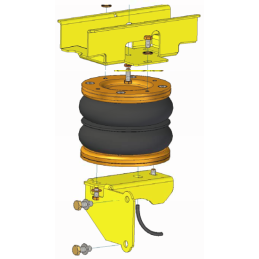 MAN TGE zadní náhon  (2017-) přídavné vzduchové měchy Dunlop