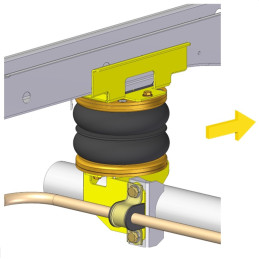 MAN TGE  4WD (2017-) přídavné vzduchové měchy Dunlop