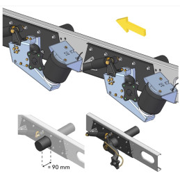 AL-KO 07 (2007-) zesílená dvojnáprava, skrz šasi - vzduchové pérování DUNLOP