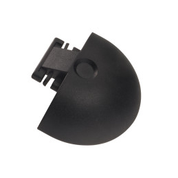 Koncovka pro AirLine lištu 5503 nacvakávací bez šroubování, plast, černá