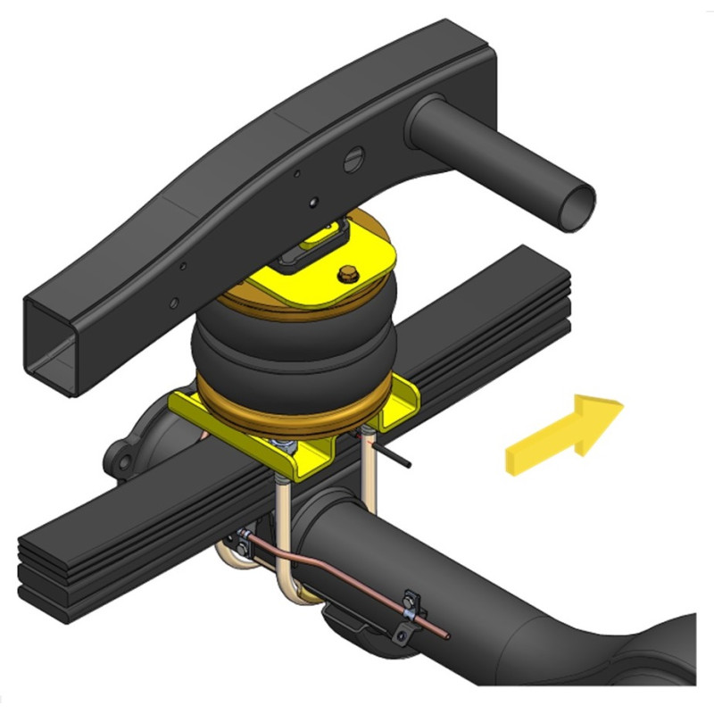 Mazda BT50 (2006-2011) - přídavné vzduchové měchy Dunlop