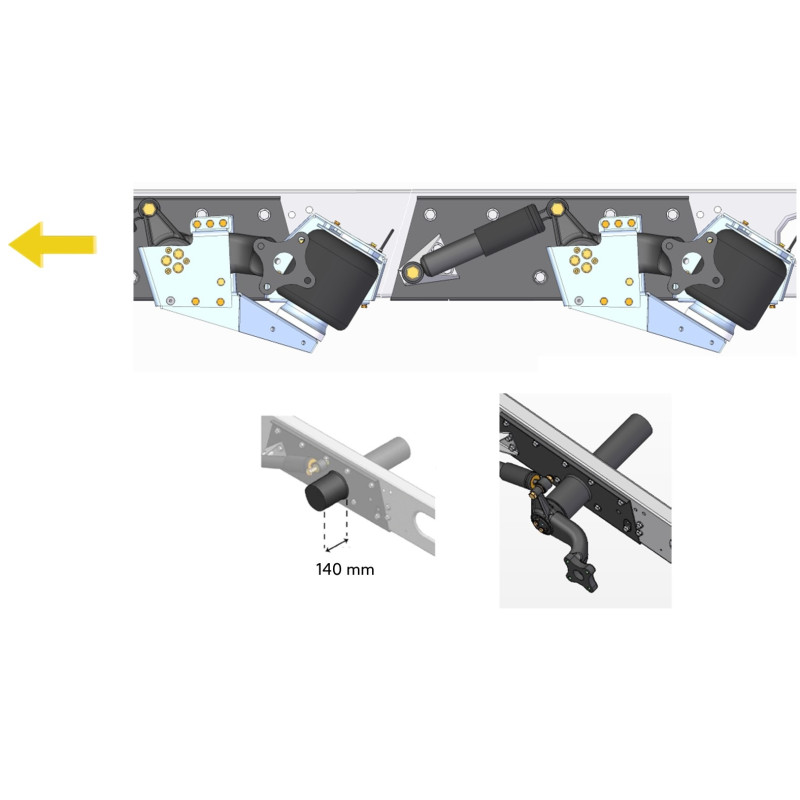AL-KO 07 (2007-) rozšířená dvojnáprava, skrz šasi - vzduchové pérování DUNLOP