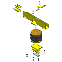 Mercedes Benz Sprinter 208D/316CDI (1995-2006) bez ABS 902/903-přídavné vzduchové měchy Dunlop