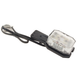 Svítilna doplňková obrysová LED Aspöck Flexipoint 12-24V s odrazkou, na držáku, QS75, levá