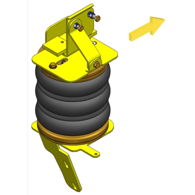 Mercedes Benz Sprinter 408D/416CDI 4x4 (1995-2006) WDB 904-přídavné vzduchové měchy Dunlop