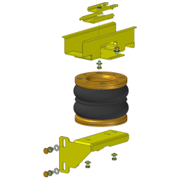 Mercedes Benz Sprinter 200/300 (2006-2018) WDB 906-přídavné vzduchové měchy Dunlop
