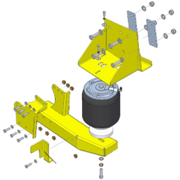 AL-KO 07 C (2009-) snížená dvojnáprava, pod šasi - vzduchové pérování DUNLOP