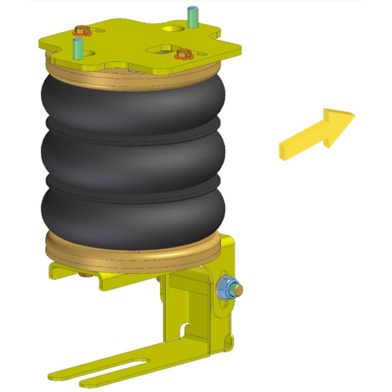 Nissan (1998-2004-) dvojitá kabina 4WD - look D22, 2WD, zadní pohon-přídavné vzduchové pérování Dunlop
