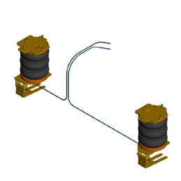 Nissan (1998-2004-) dvojitá kabina 4WD - look D22, 2WD, zadní pohon-přídavné vzduchové pérování Dunlop