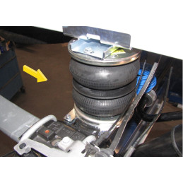 Nissan NV400 X62 (2010-), jednomontáž, přední pohon) - přídavné vzduchové pérování Dunlop