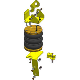 Ford Transit 300-350 (2006-2014) dvojmontáž, zadní pohon, kotoučové brzdy - vzduchové pérování DUNLOP