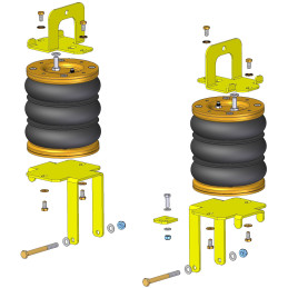 Ford Transit 350 (2010-2014) přední pohon, rozšířený podvozek - vzduchové pérování DUNLOP