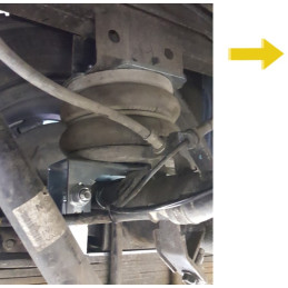 Nissan Navara NP300 D23 (2014-) - přídavné vzduchové pérování Dunlop