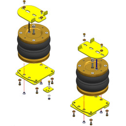 Ford Transit 290/350 (2014-) přední pohon, jednomontáž - vzduchové pérování DUNLOP