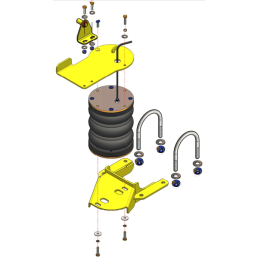 Hyundai H300/H1 (2008-) - přídavné vzduchové pérování Dunlop