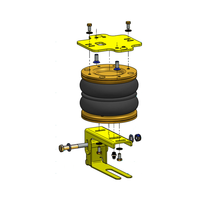 Isuzu Trooper (1981-1990) listové pružiny - přídavné vzduchové pérování Dunlop