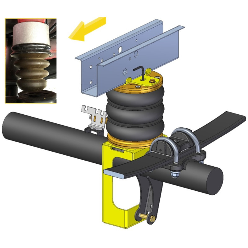 Ford Transit 250/460 (2014-) 4WD, jednomontáž - vzduchové pérování DUNLOP