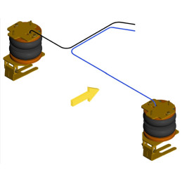 Isuzu D-Max (2005-2012) -  přídavné vzduchové pérování Dunlop