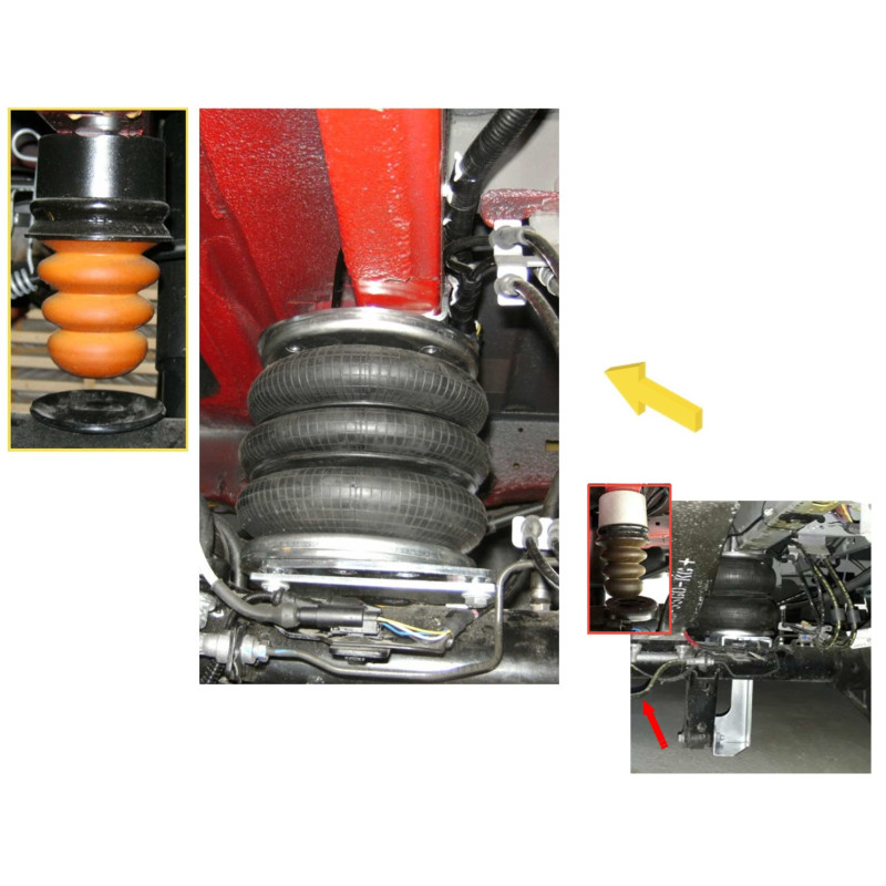 Ford Transit 250/460 (2014-) zadní pohon, jednomontáž - vzduchové pérování DUNLOP