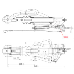 Nájezdová brzda AL-KO 200V (pro 2361) s AKS 3004