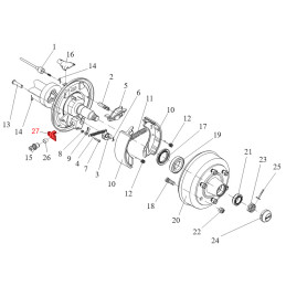 Pojistka k seřizovací matici 3081